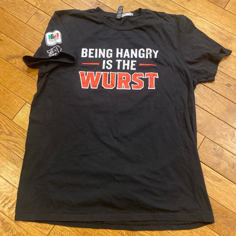 Hangry Sausage T-shirt, XL
